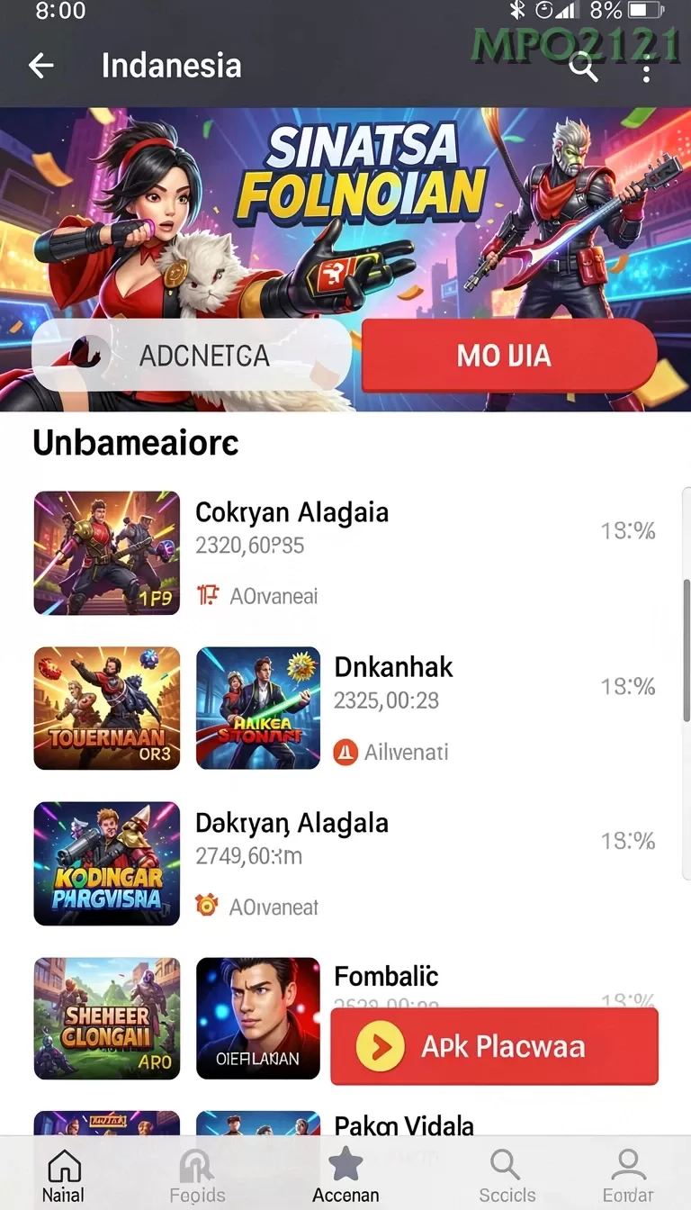 Cuplikan layar ANGSA4D — halaman utama
