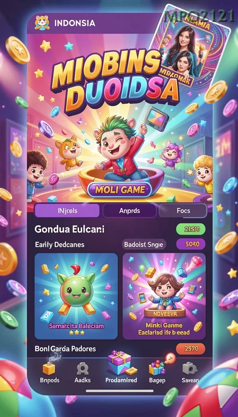 Cuplikan layar GALAXY77 — menu navigasi