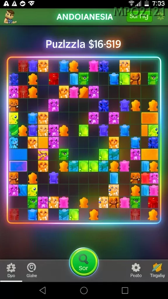 Cuplikan layar ANGSA4D — menu navigasi